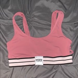 Pink bra